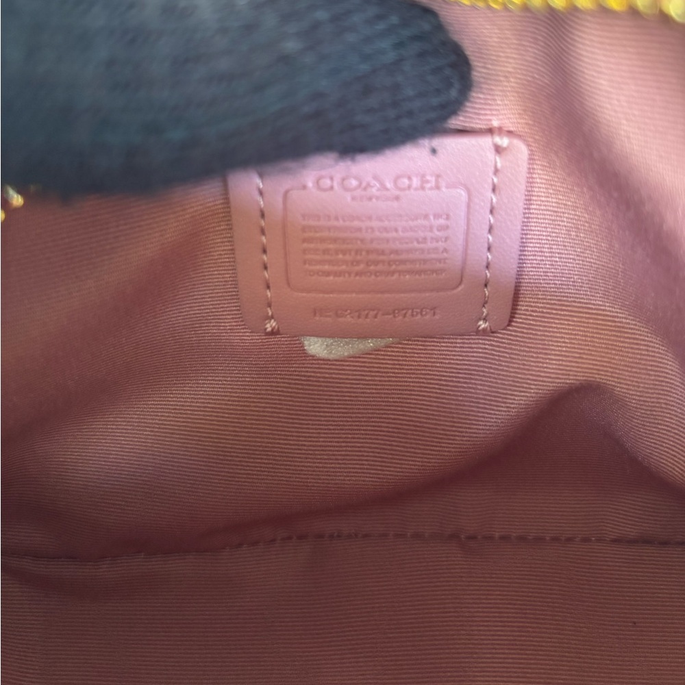 Coach Mini Jamie Camera Bag in Refined Pebble Leather - True Pink / Like New - Picture 13 of 13